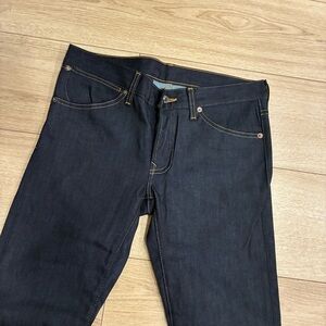 NEW Cone Denim Women’s Dark Wash Button Fly Straight Leg Jean Size 30